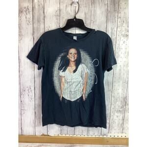 Sara Evans Shirt Short Sleeve Crew Neck Concert Shirt Band Black Small